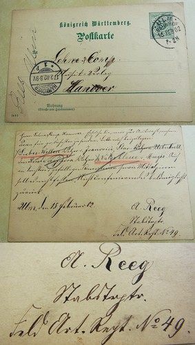 Ulm 1902 stabs trompeter - pk, stabs-trompeter