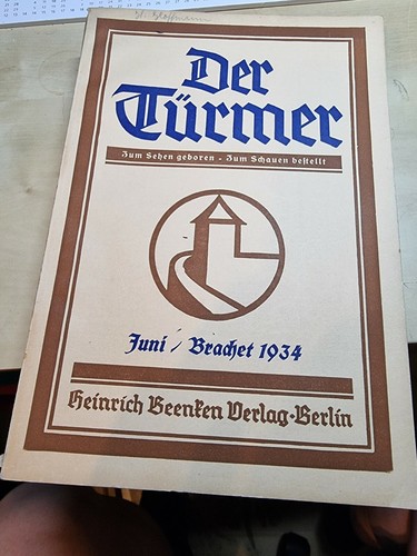 Der türmer zum - der, türmer: