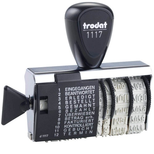 Datum stempel wortband - wortband,