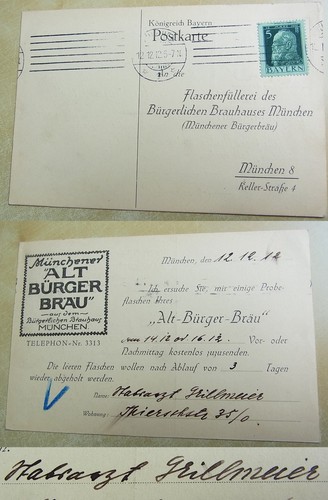 München 1912 stabsarzt im - pk,