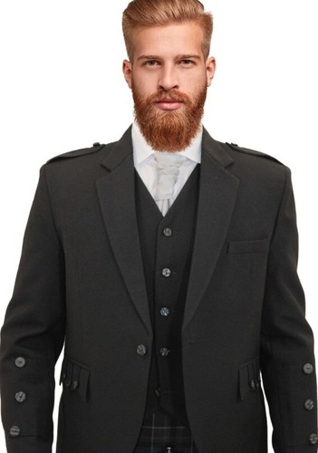 Anthrazitgraues arrochar tweed - anthrazitgraues,