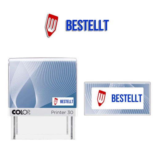 Bestellt stempel mit - bestellt,