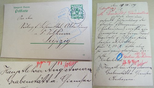 Grabenstätt 1909 - pk,