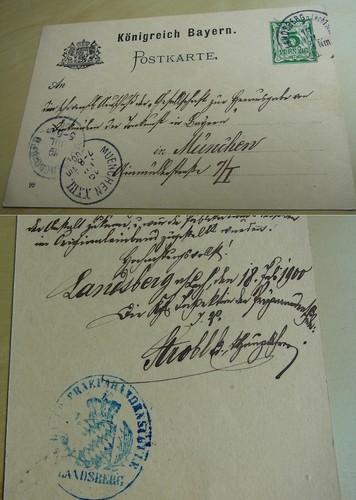 Landsberg 1900 hauptlehrer - 1900:,