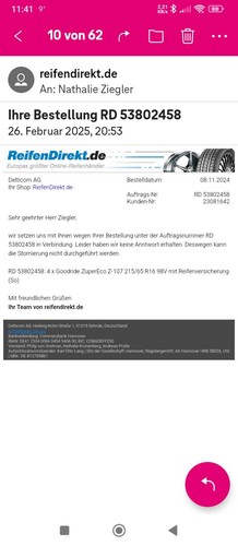 Ich habe die reifen - habe, in