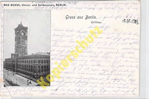 Berlin 1901 stempel - berlin, ak