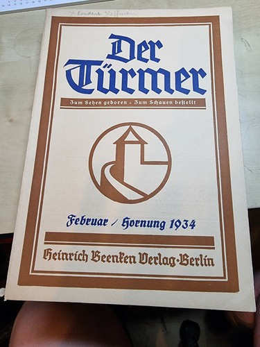 Der türmer zum sehen - der, türmer: